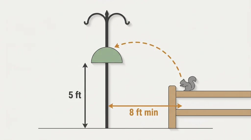 Squirrel Baffles for Bird Feeder Poles: Types & Placement